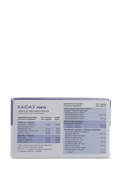 FORTE Cápsulas Anticaída - KAIDAX